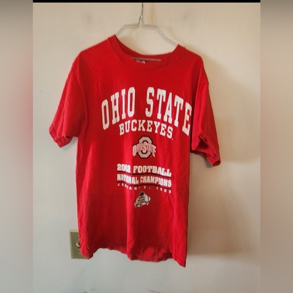 Fruit of the Loom Other - Y2k Ohio state Buckeyes red 2002 football national champions size mens large